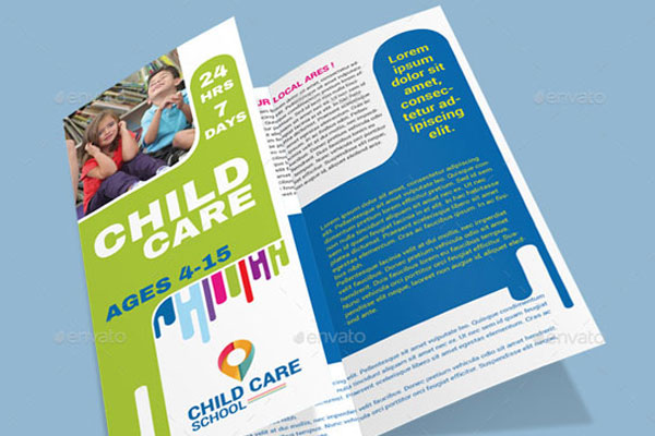 Daycare Brochure Templates – PSD, Ai, Word (Doc), InDesign Format Templates Free & Premium Download